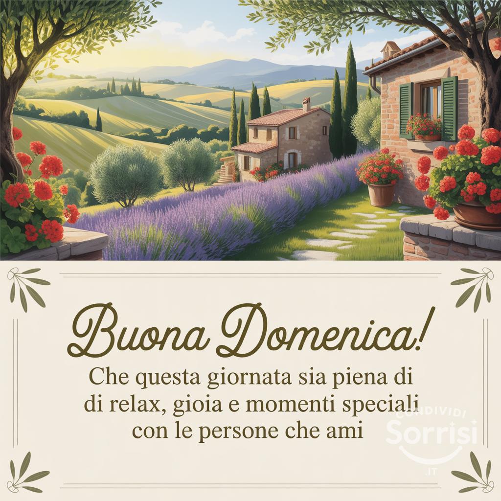 Buona domenica! Che questa giornata sia piena di relax, gioia e momenti speciali con le persone che ami
