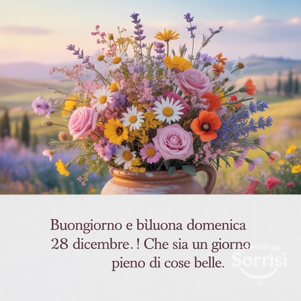 Buongiorno e buona domenica 28 dicembre ! Che sia un giorno pieno di cose belle.