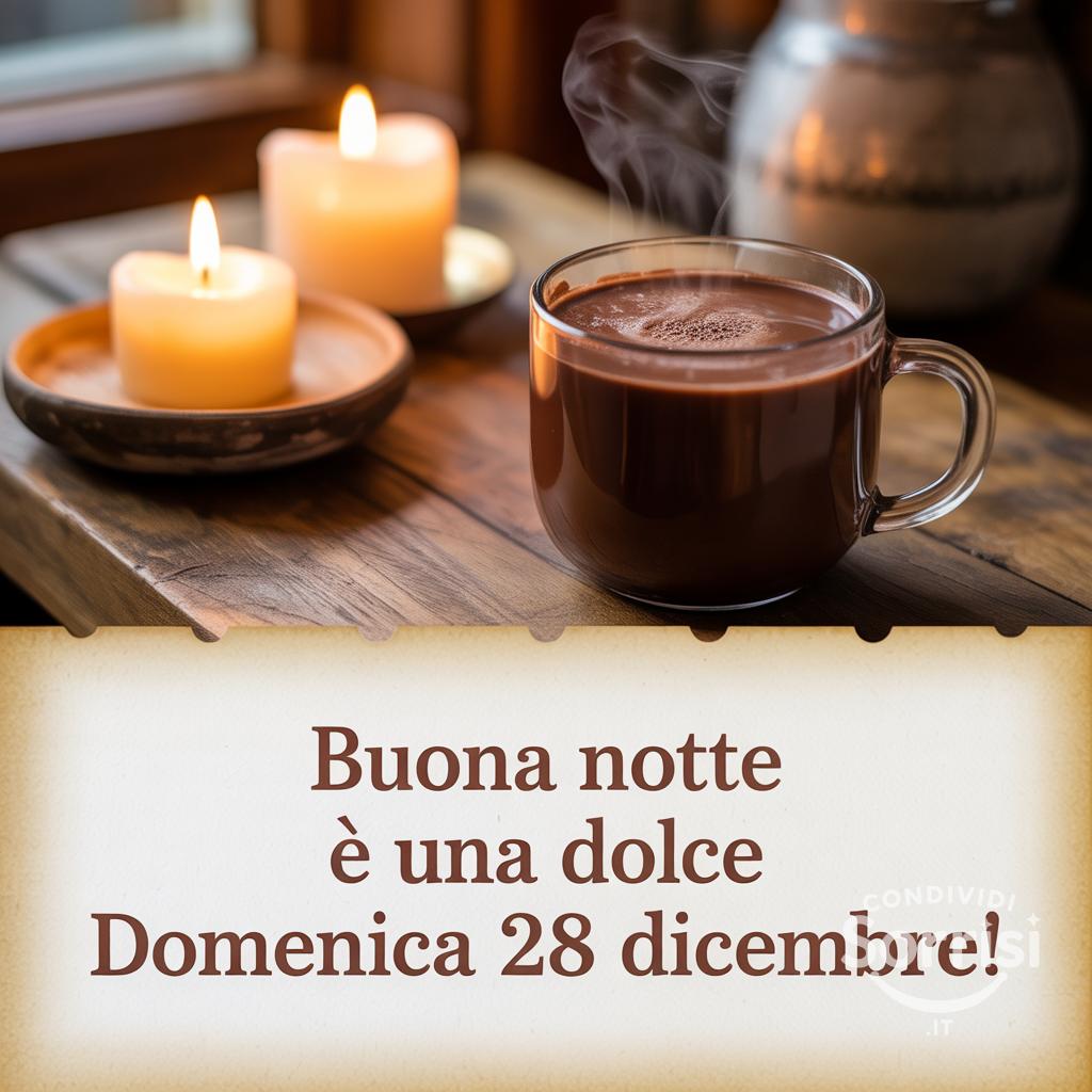 Buona notte e una dolce domenica 28 dicembre !