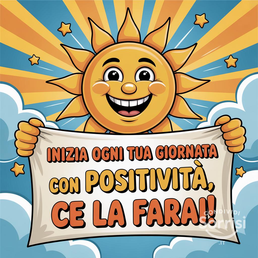 Inizia ogni tua giornata con positività, ce la farai!