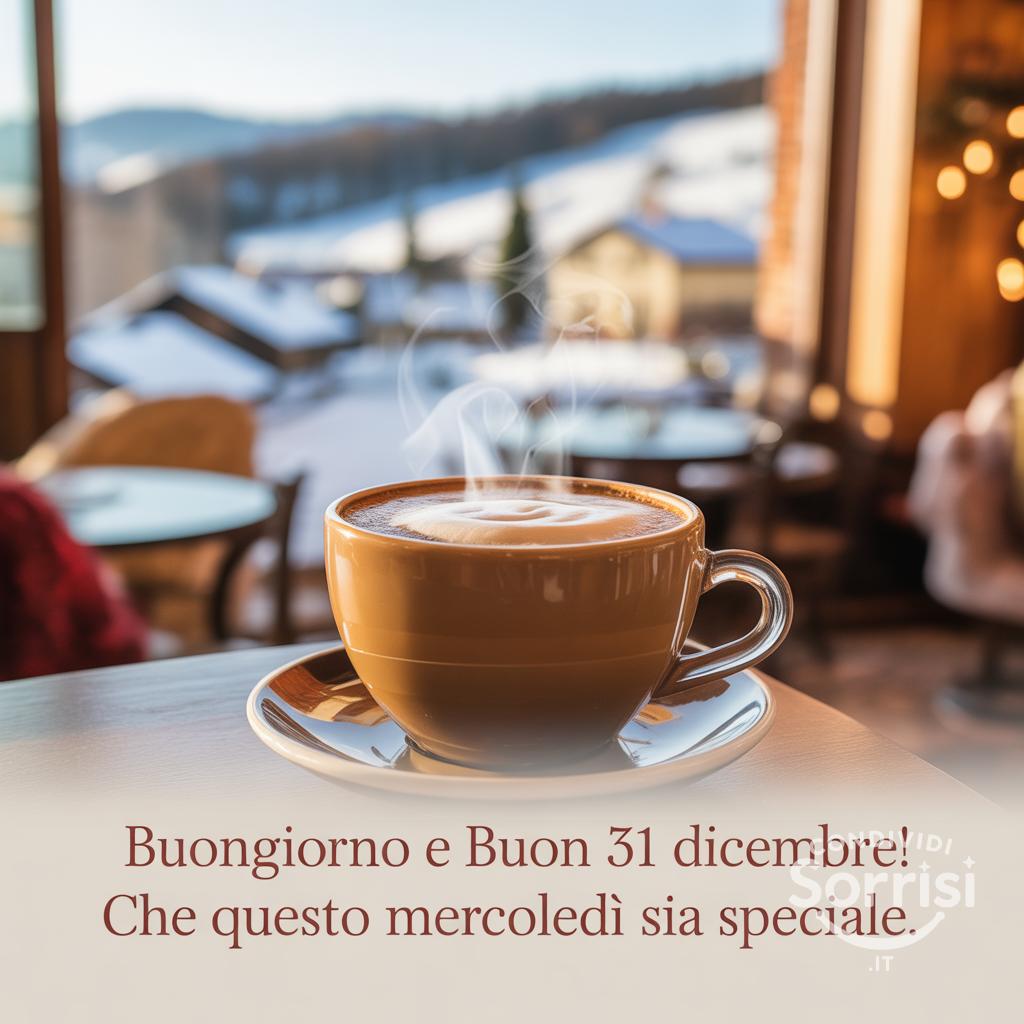 Buongiorno e buon 31 dicembre! Che questo mercoledì sia speciale.