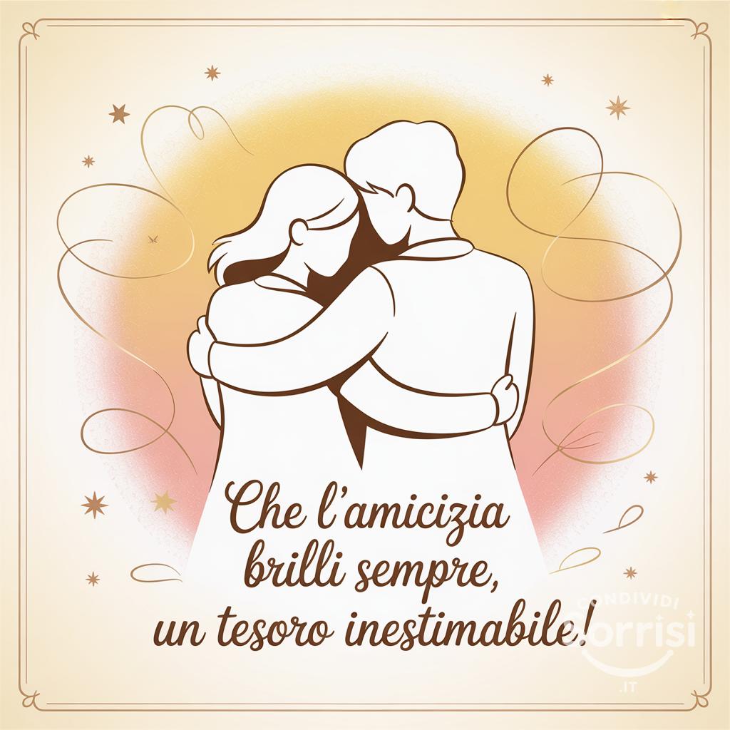 Che l'amicizia brilli sempre, un tesoro inestimabile!