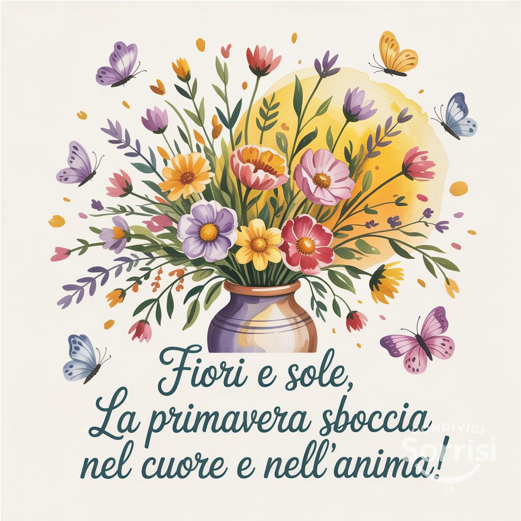 Fiori e sole, la primavera sboccia nel cuore e nell'anima!
