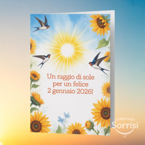 Buongiorno e Buona Venerdì 2 Gennaio 2026!