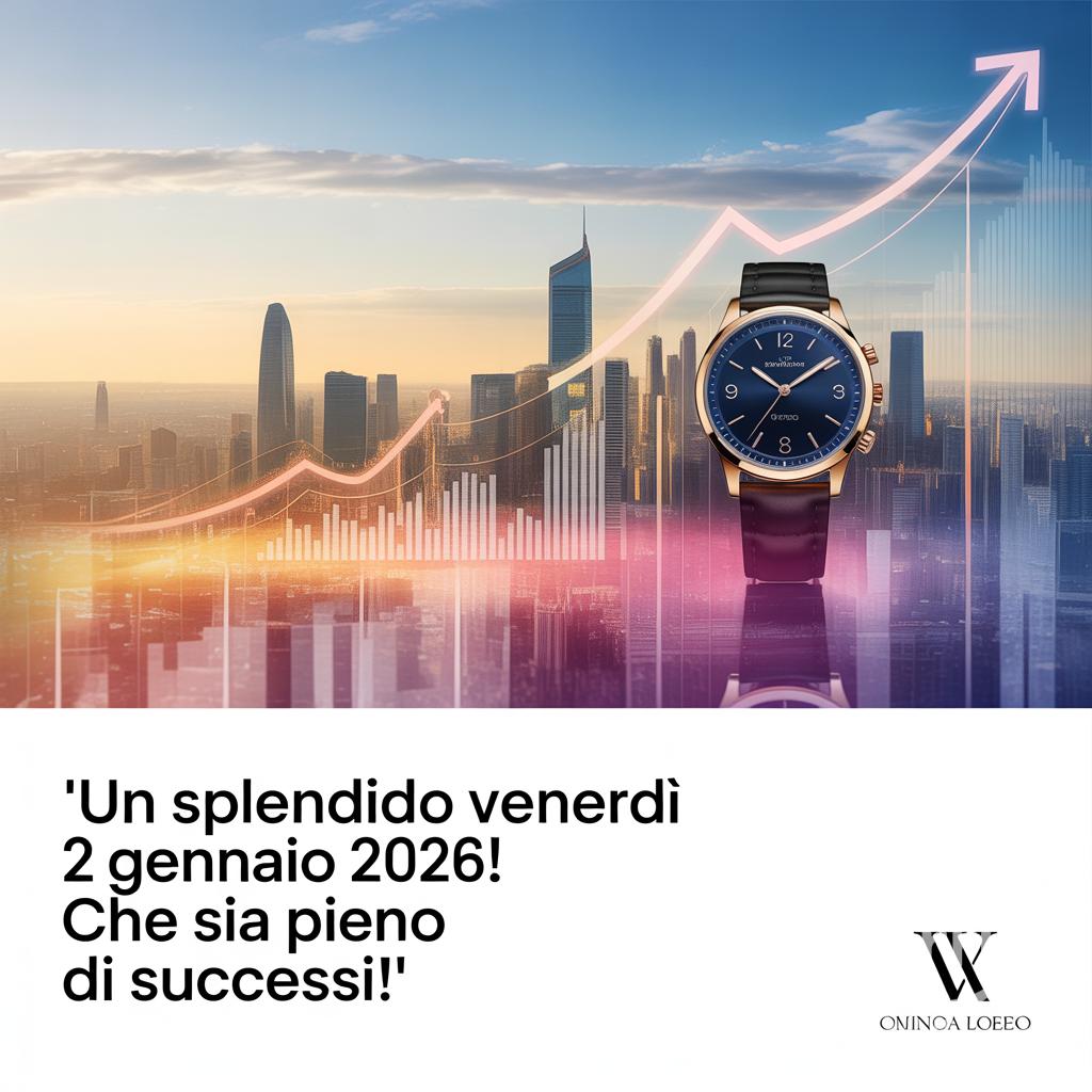 Un splendido venerdì 2 gennaio 2026! Che sia pieno di successi!