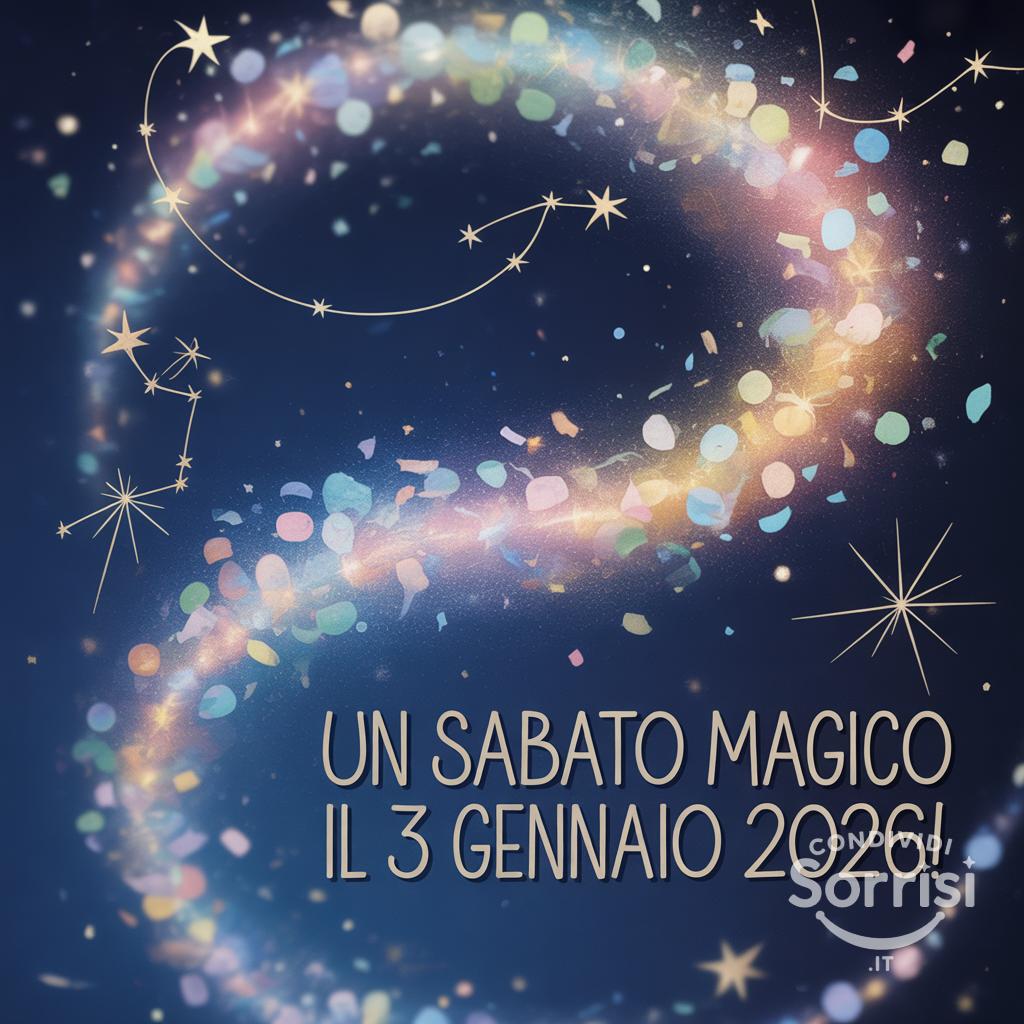 Un sabato magico il 3 gennaio 2026!