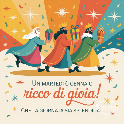 Buongiorno e Buona Martedì 6 Gennaio 2026!