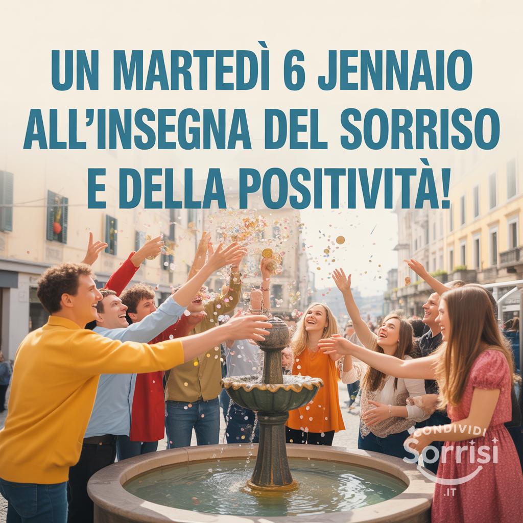 Un martedì 6 gennaio all'insegna del sorriso e della positività!