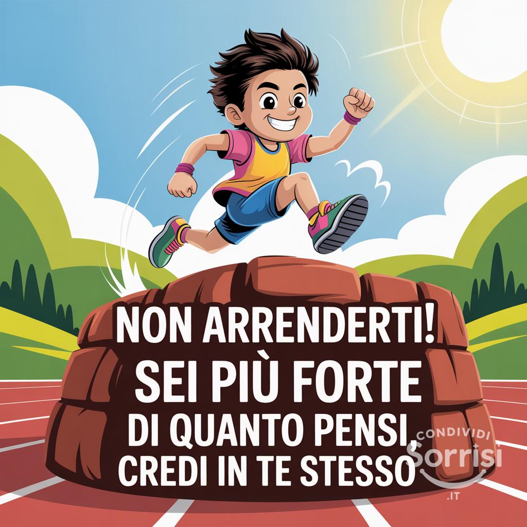 Non arrenderti! Sei più forte di quanto pensi, credi in te stesso