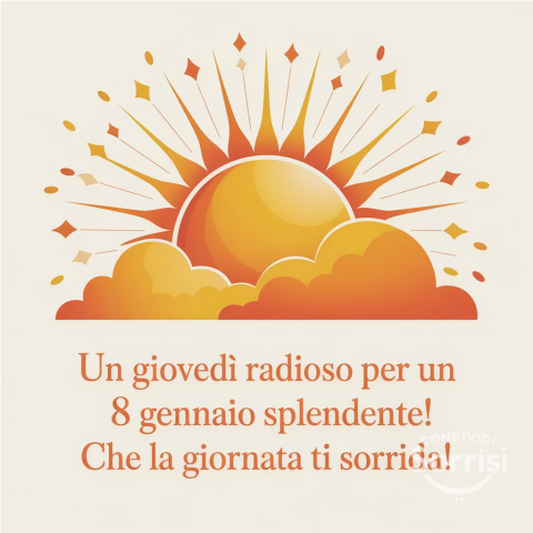 Buongiorno e Buona Giovedì 8 Gennaio 2026!