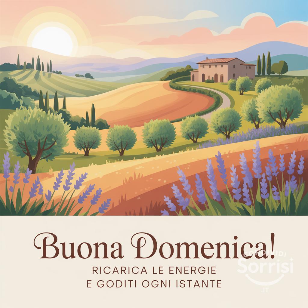 Buona domenica! Ricarica le energie e goditi ogni istante