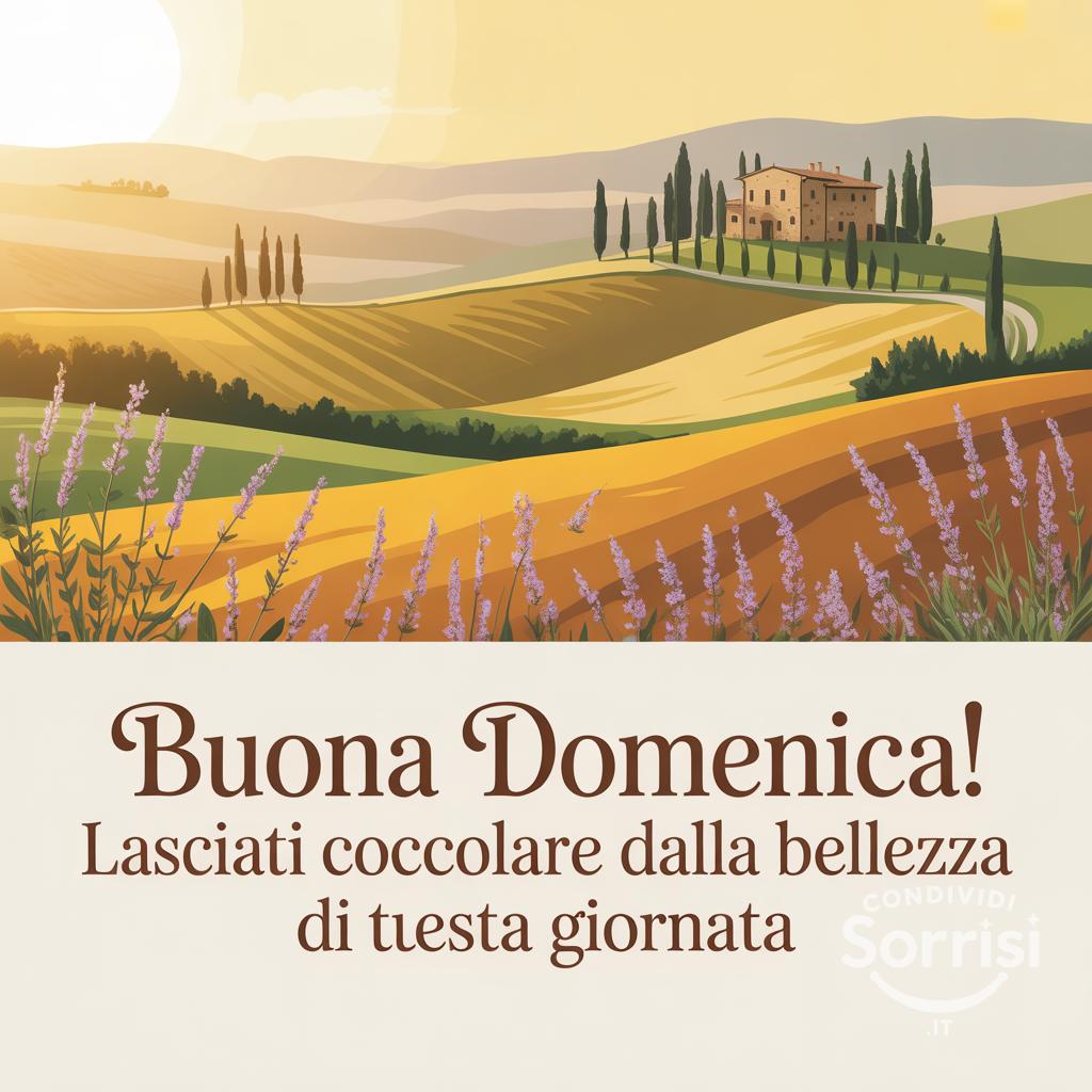 Buona domenica! Lasciati coccolare dalla bellezza di questa giornata