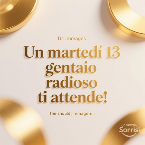 Buongiorno e Buona Martedì 13 Gennaio 2026!
