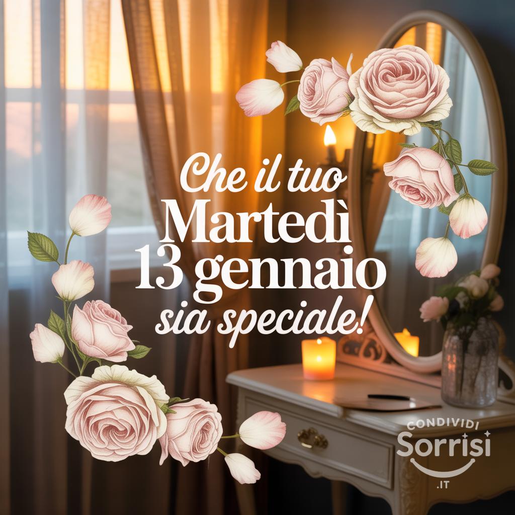 Che il tuo martedì 13 gennaio sia speciale!