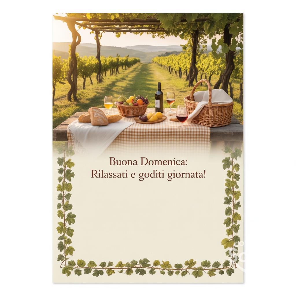 Buona Domenica: Rilassati e goditi questa giornata!