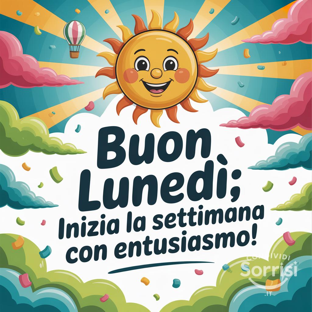 Buon Lunedì: Inizia la settimana con entusiasmo!
