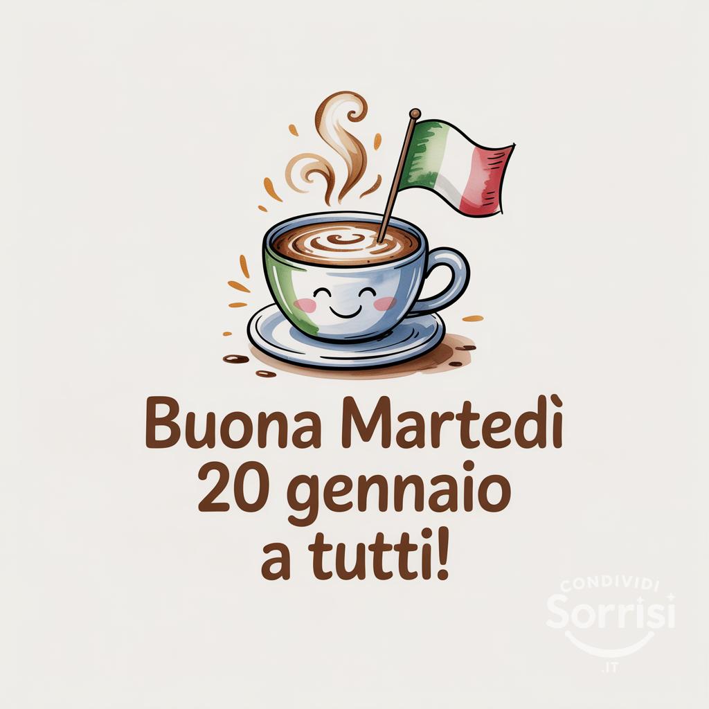 Buona martedì 20 gennaio  a tutti!