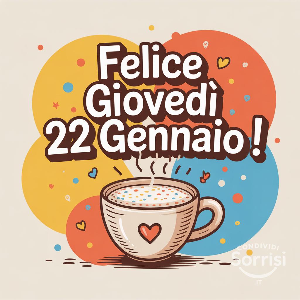 Felice giovedì 22 gennaio !