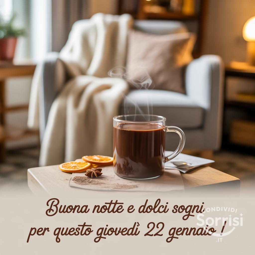 Buona notte e dolci sogni per questo giovedì 22 gennaio !