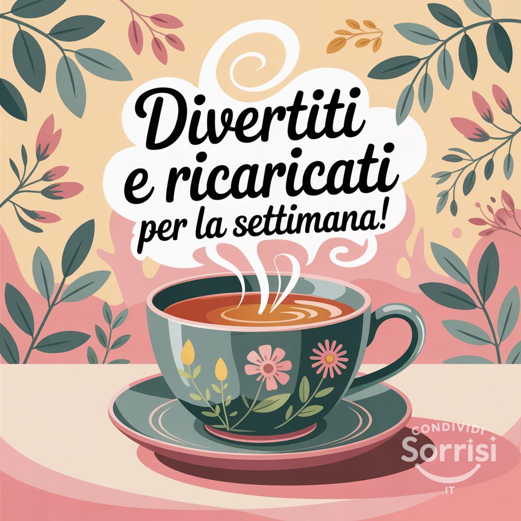 Divertiti e ricaricati per la settimana!