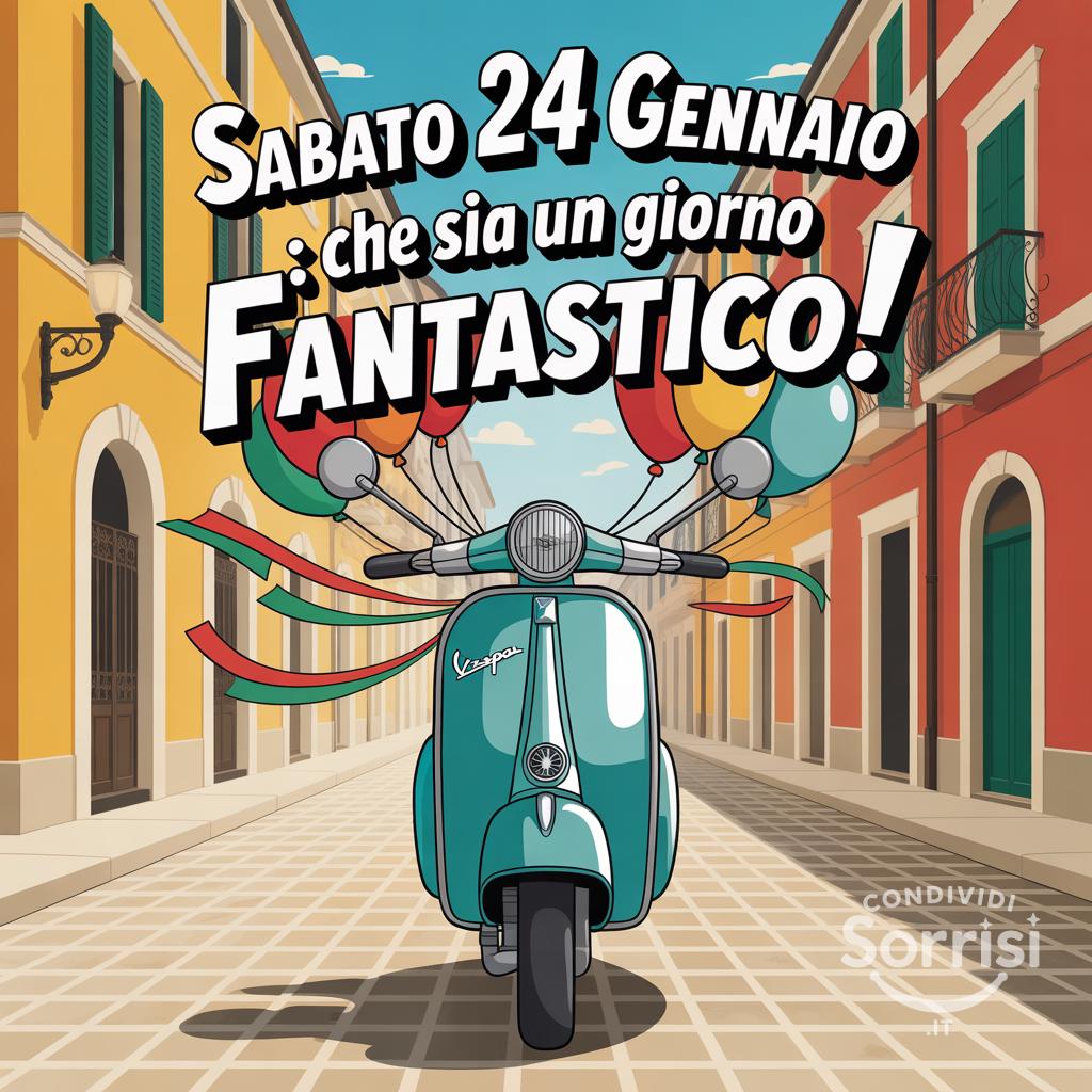 Sabato 24 gennaio : che sia un giorno fantastico!