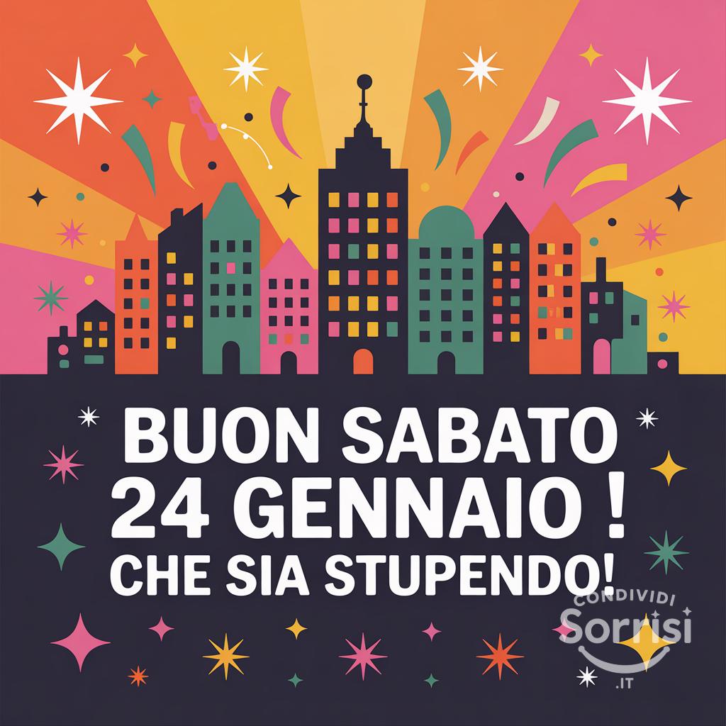 Buon sabato 24 gennaio ! Che sia stupendo!
