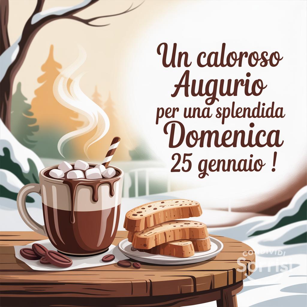 Un caloroso augurio per una splendida domenica 25 gennaio !