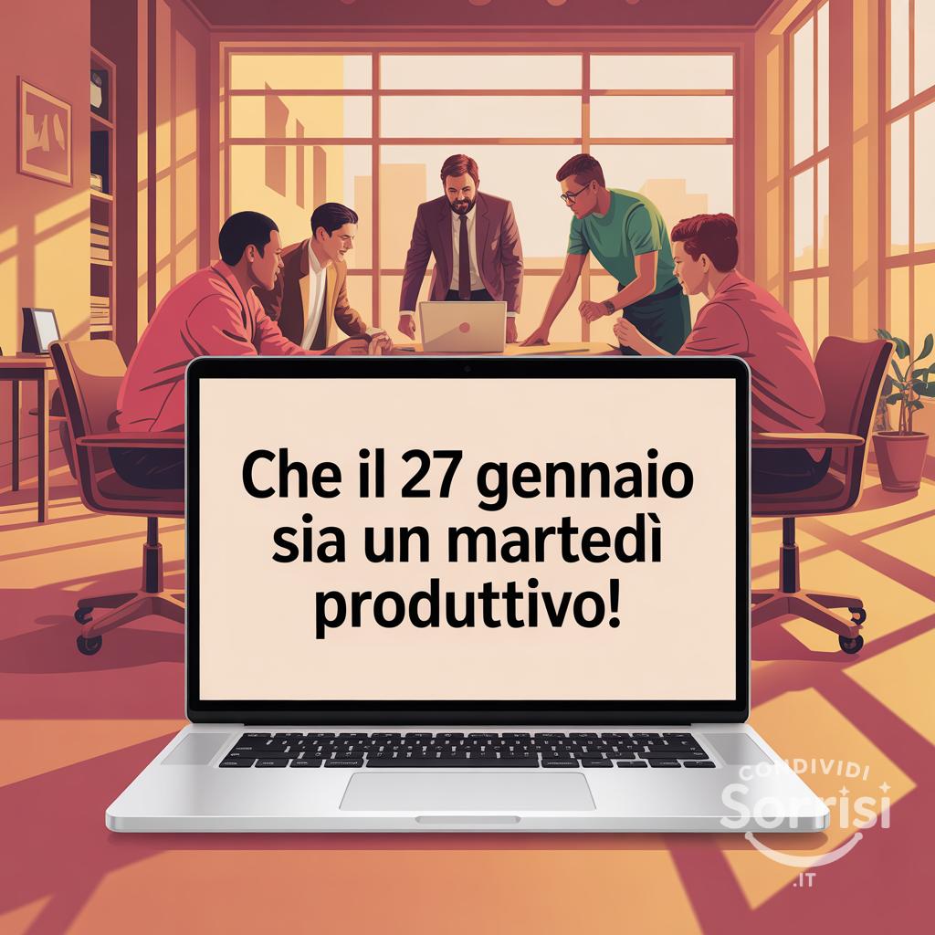 Che il 27 gennaio  sia un martedì produttivo!