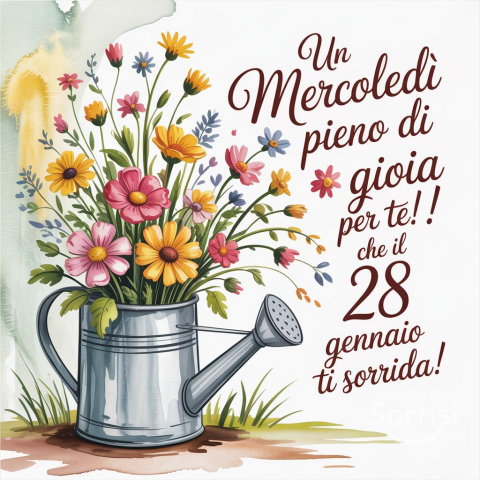Buongiorno e Buona Mercoledì 28 Gennaio 2026!