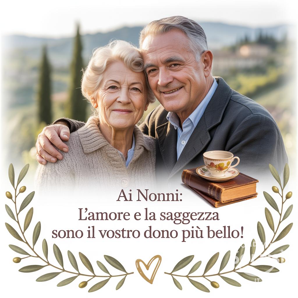 Ai nonni: l'amore e la saggezza sono il vostro dono più bello!