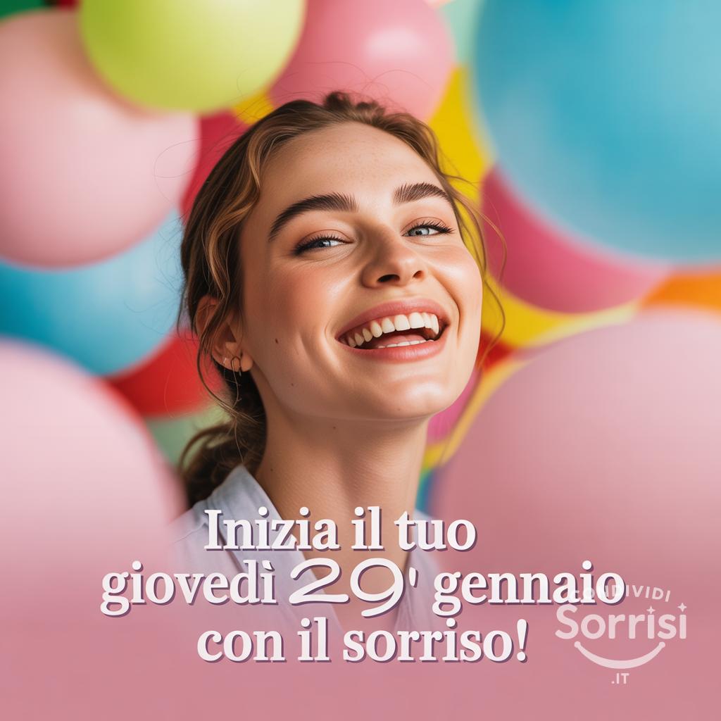 Inizia il tuo giovedì 29 gennaio  con il sorriso!
