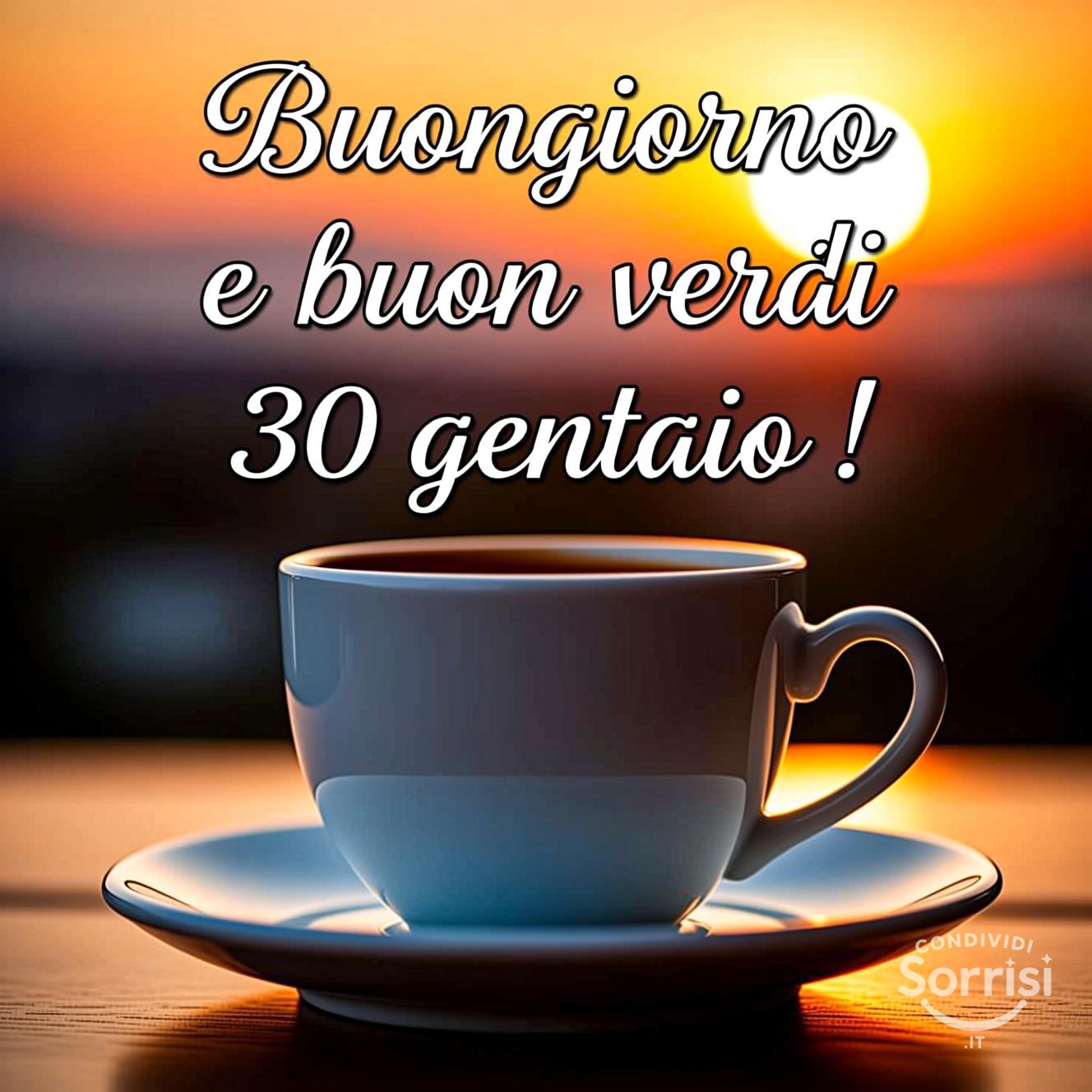 Buongiorno e buon venerdì 30 gennaio !