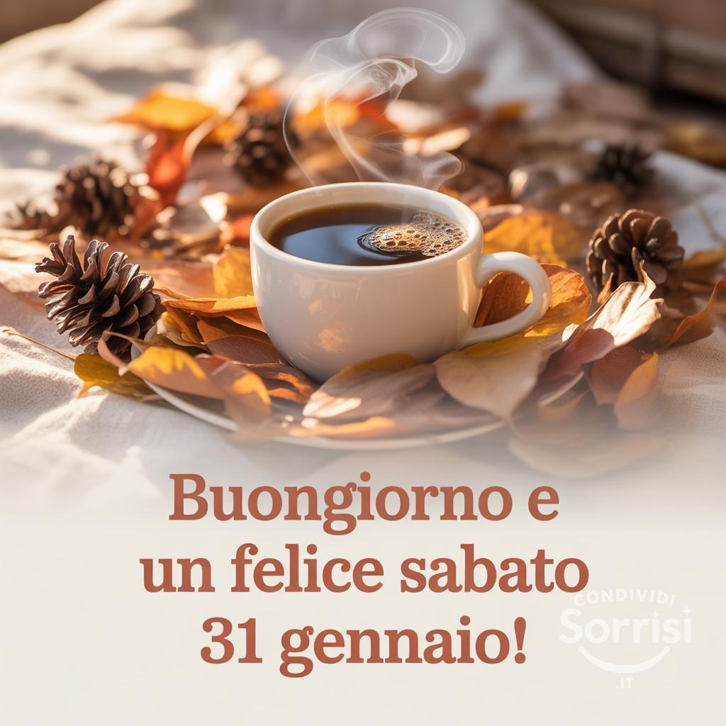 Buongiorno e un felice sabato 31 gennaio!