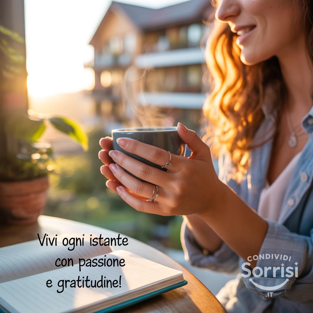 Vivi ogni istante con passione e gratitudine!