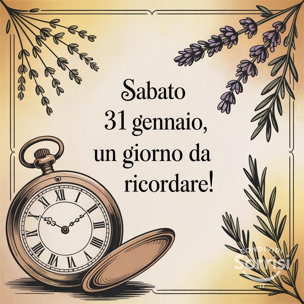 Sabato 31 gennaio, un giorno da ricordare!