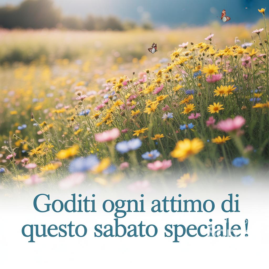 Goditi ogni attimo di questo sabato speciale!