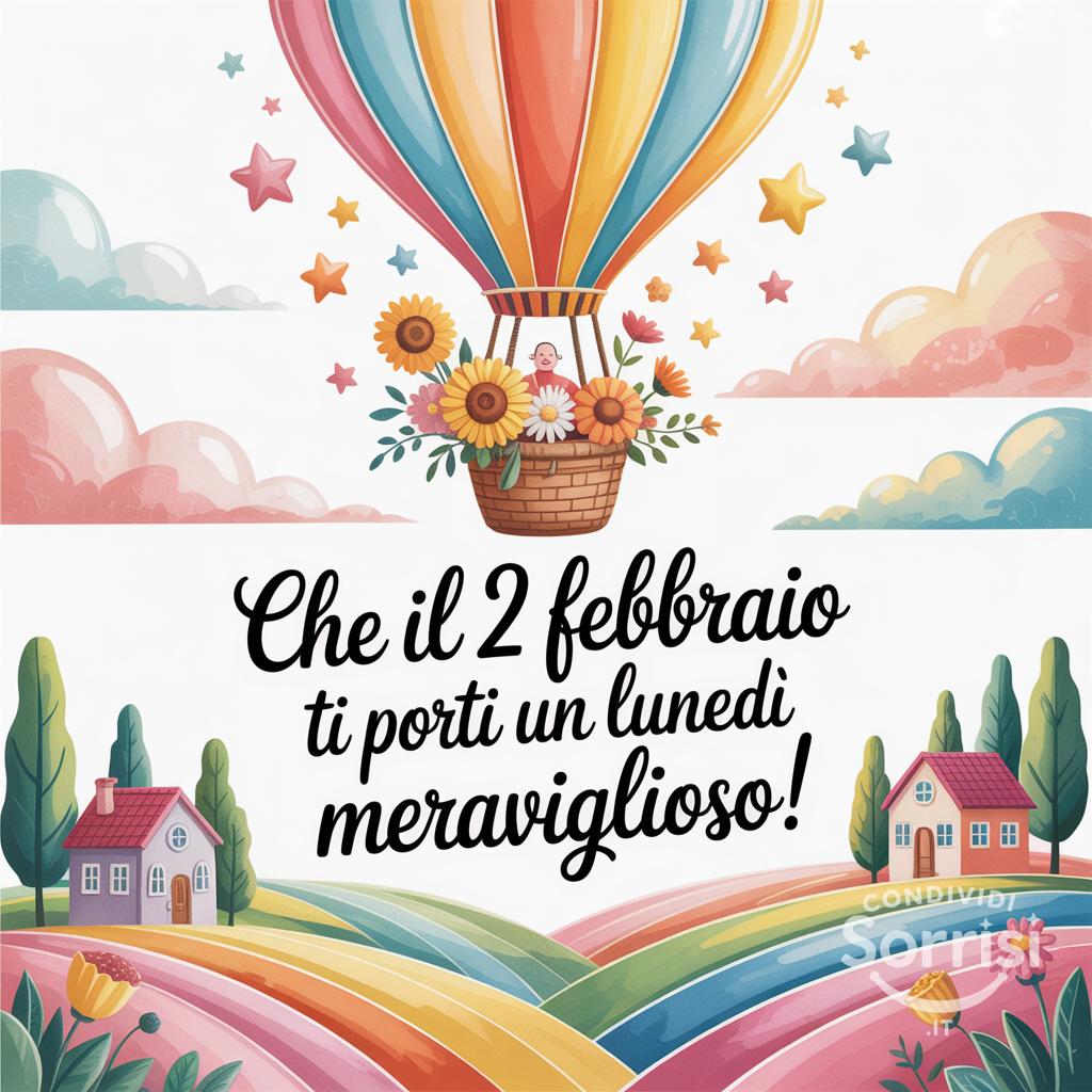 Che il 2 febbraio  ti porti un lunedì meraviglioso!