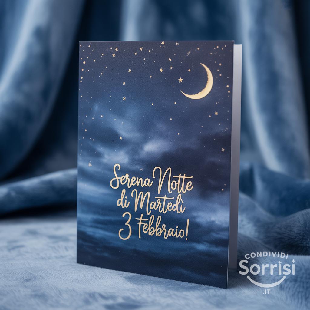 Serena notte di martedì 3 febbraio !