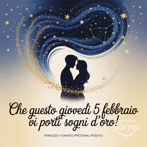 Serena Notte di Giovedì 5 Febbraio 2026!