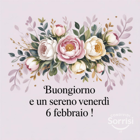 Buongiorno e Buona Venerdì 6 Febbraio 2026!