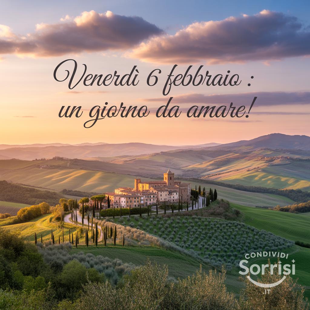 Venerdì 6 febbraio : un giorno da amare!