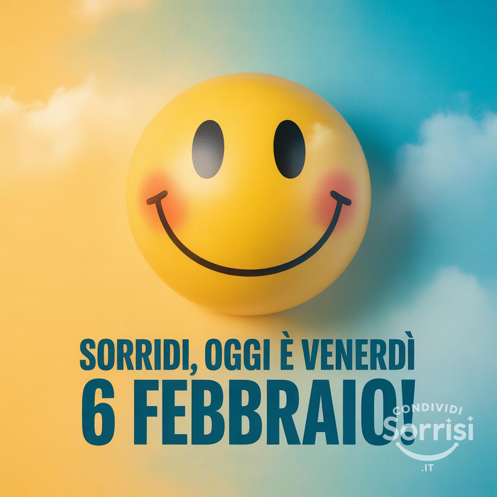 Sorridi, oggi è venerdì 6 febbraio !