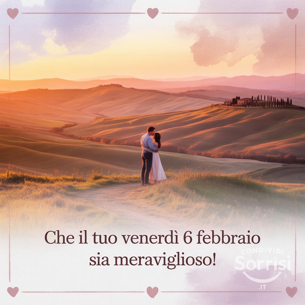 Che il tuo venerdì 6 febbraio  sia meraviglioso!