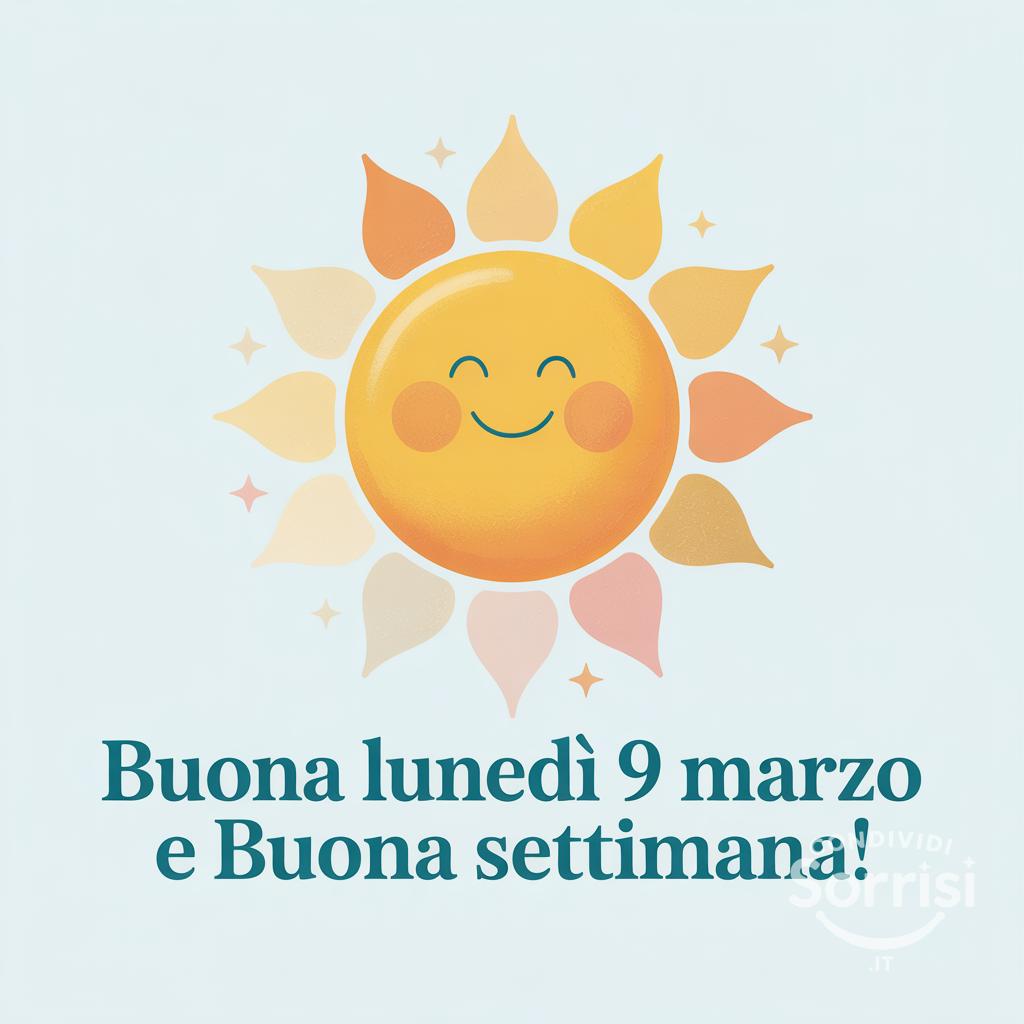 Buona lunedì 9 marzo  e buona settimana!