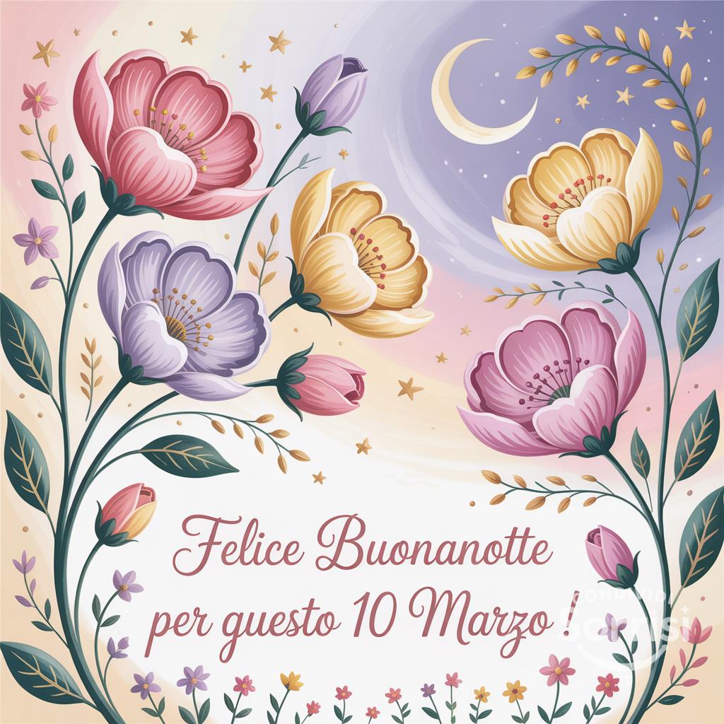 Felice buonanotte per questo 10 marzo !