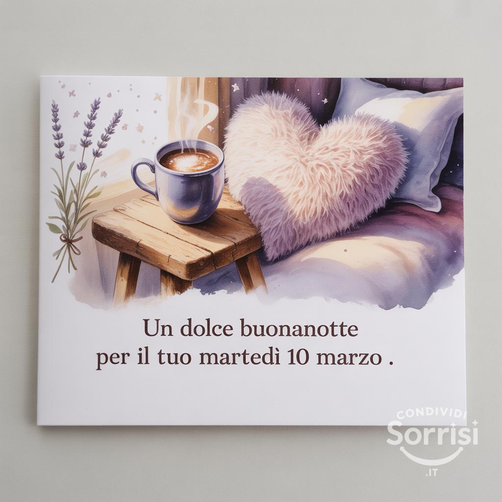 Un dolce buonanotte per il tuo martedì 10 marzo .