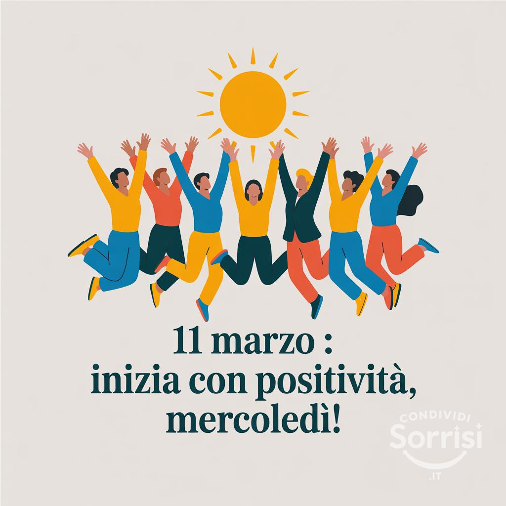 11 Marzo : Inizia con positività, Mercoledì!