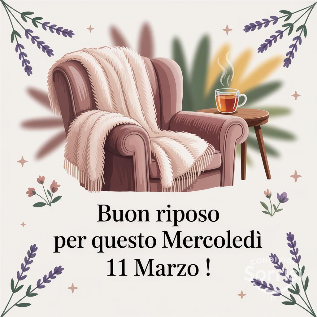 Buon riposo per questo mercoledì 11 marzo !
