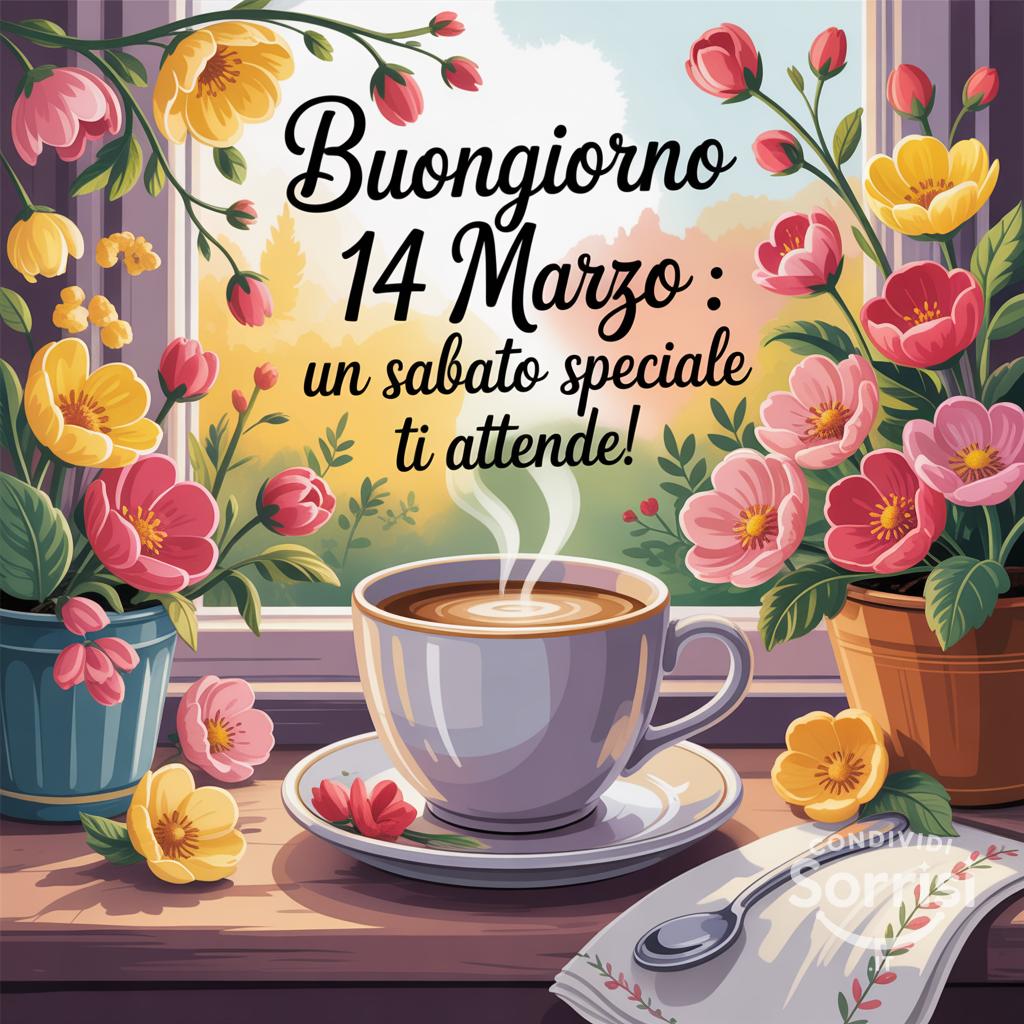 Buongiorno 14 Marzo : un sabato speciale ti attende!