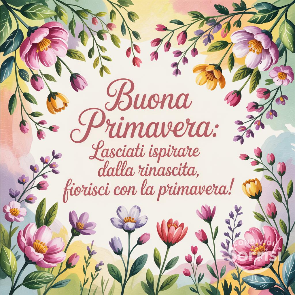 Buona Primavera: Lasciati ispirare dalla rinascita, fiorisci con la primavera!